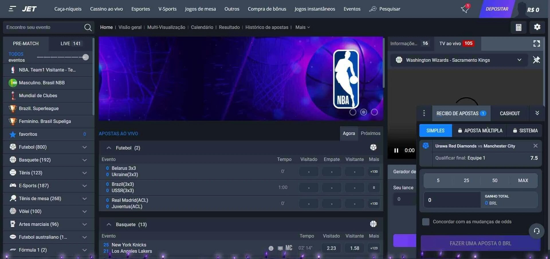 band ao vivo youtube nba